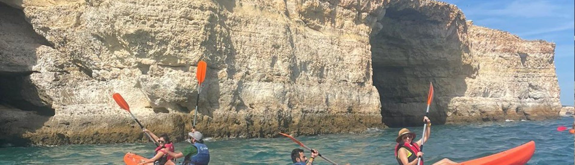 Kayak y piragua fácil en Lagoa - Benagil.