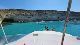 Balade en bateau avec Sciatu Mia Lampedusa.