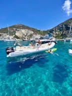 Full-Day RIB Boat Trip to Ponza & Palmarola with Snorkeling from Happy Sailing Latina.