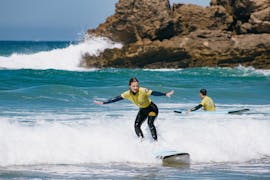 Curso de Surf en Portimão a partir de 6 años para principiantes con Future Eco Surf School.
