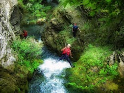 Canyoning in the Nefeli Canyon along Voidomatis River from Alpinezone Epirus.