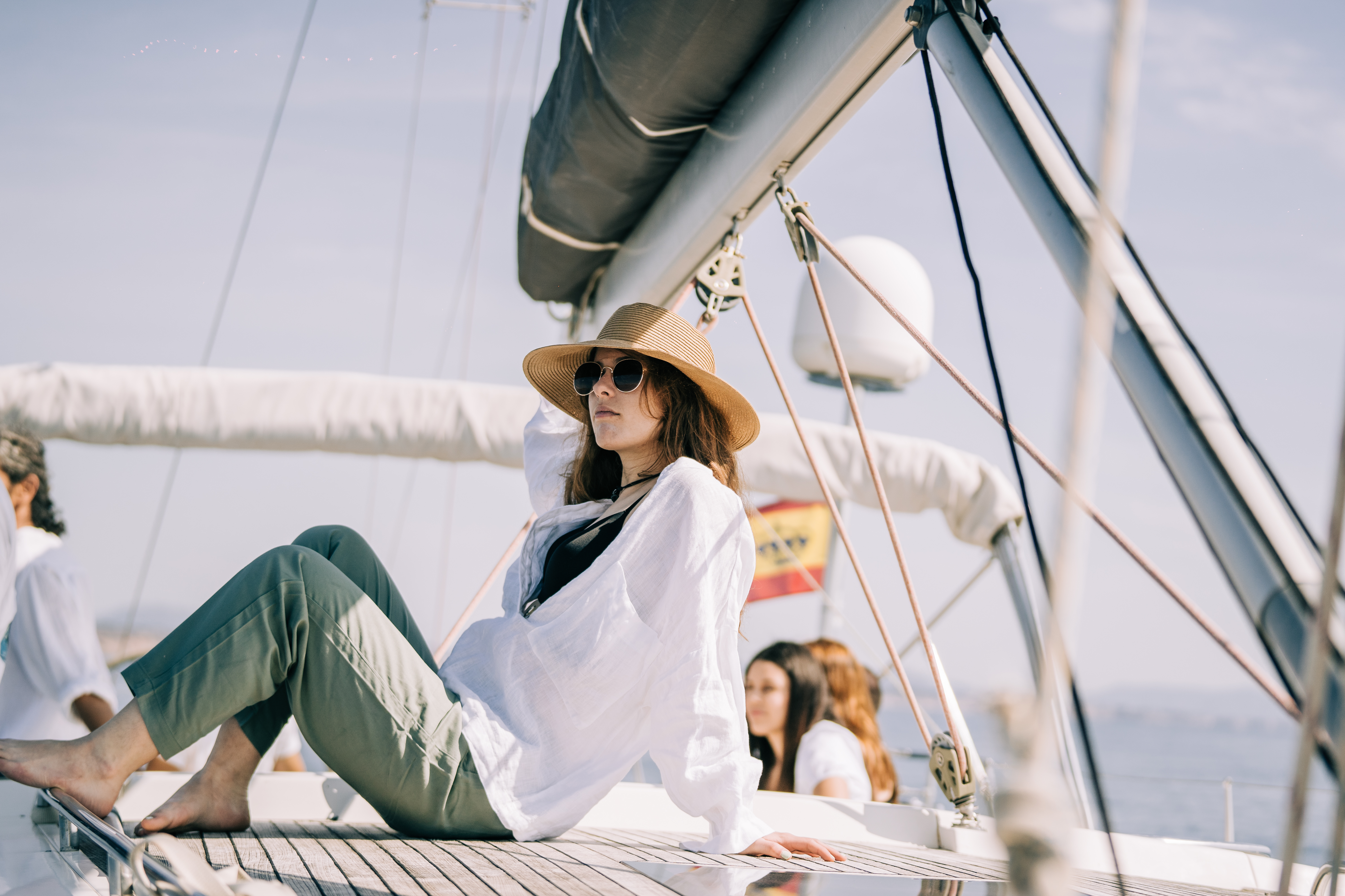 Privé zeilboottocht van Portocolom naar Cala Mitjana met zwemmen & toeristische attracties met Caribia Sailing.