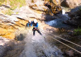 Canyoning in the Wiesbach Canyon in Lechtal for Families from Adventure Water Lechtal.
