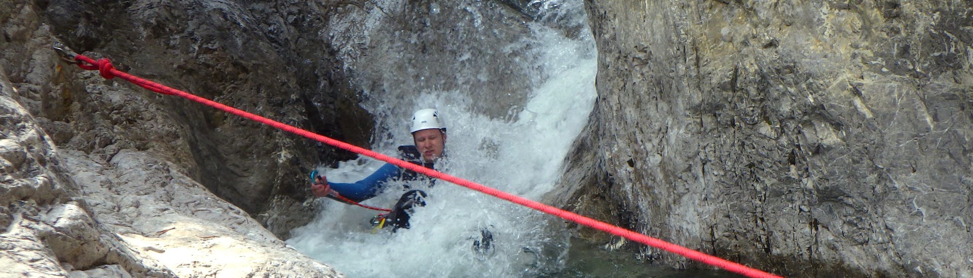 Canyoning in the Wiesbach Canyon in Lechtal for Families.