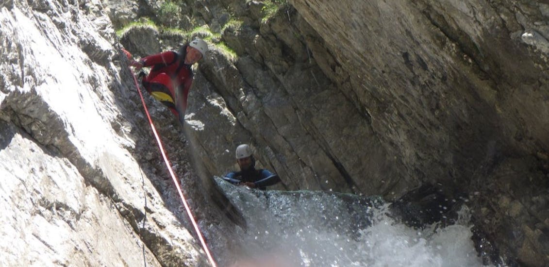 Private Canyoning Tour in der Wiesbachschlucht in Lechtal.