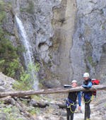 Private Canyoning Tour in der Wiesbachschlucht in Lechtal mit Adventure Water Lechtal.