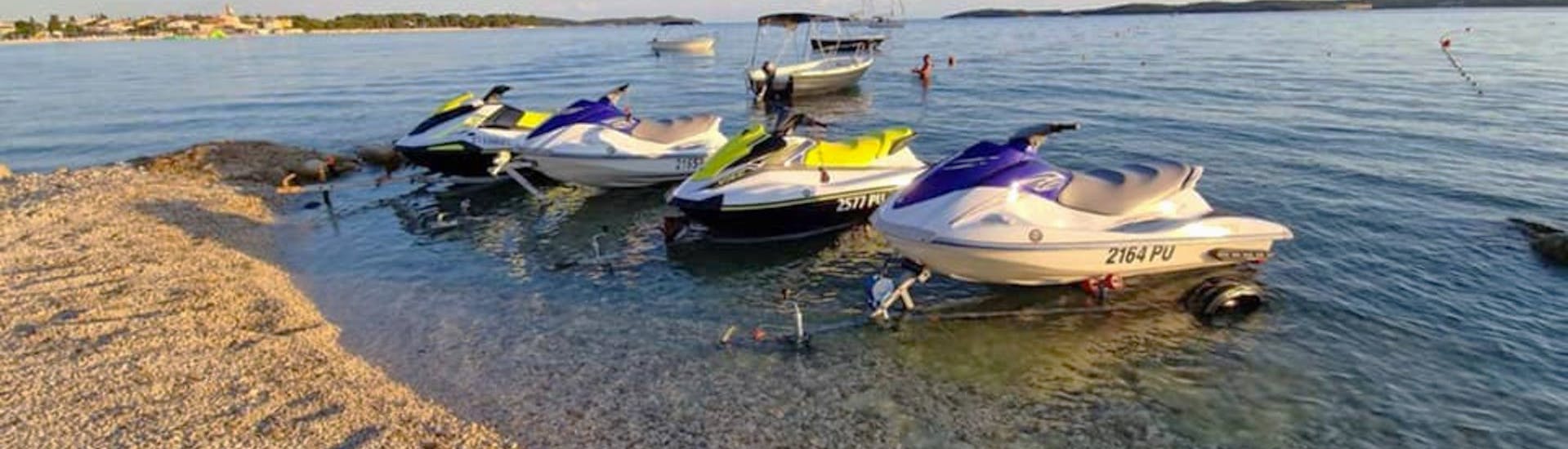 Here are some of the jet skis you can use for the jet ski safari with Alex Rentals Fažana.
