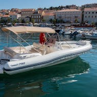 Die Marlin 790 Dynamic aus der RIB Bootsverleih in Medulin (bis zu 12 Personen) mit SUN Rent a Boat Istria.