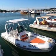 The Bat 590 Pacific that you can rent during the RIB Boat Rental in Medulin (up to 5 people) from SUN Rent a Boat Medulin.