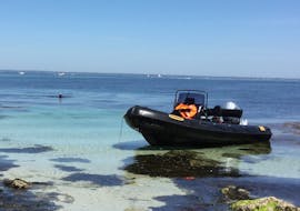 Photo du bateau pendant la Balade privée en bateau à l'archipel des Glénan - Demi-journée avec H'CapOuest Glénan.