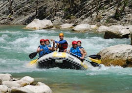 Group of people rafting during Rafting on the Arachthos River near Loannina from Active Nature Epirus.