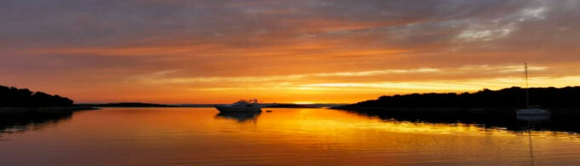 Here is a possible view during the romantic boat trip with Anima Maris Daily Charters Istria.