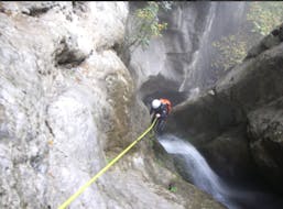 Canyoning per esperti - Canyon di Deos con Active Nature Epirus.