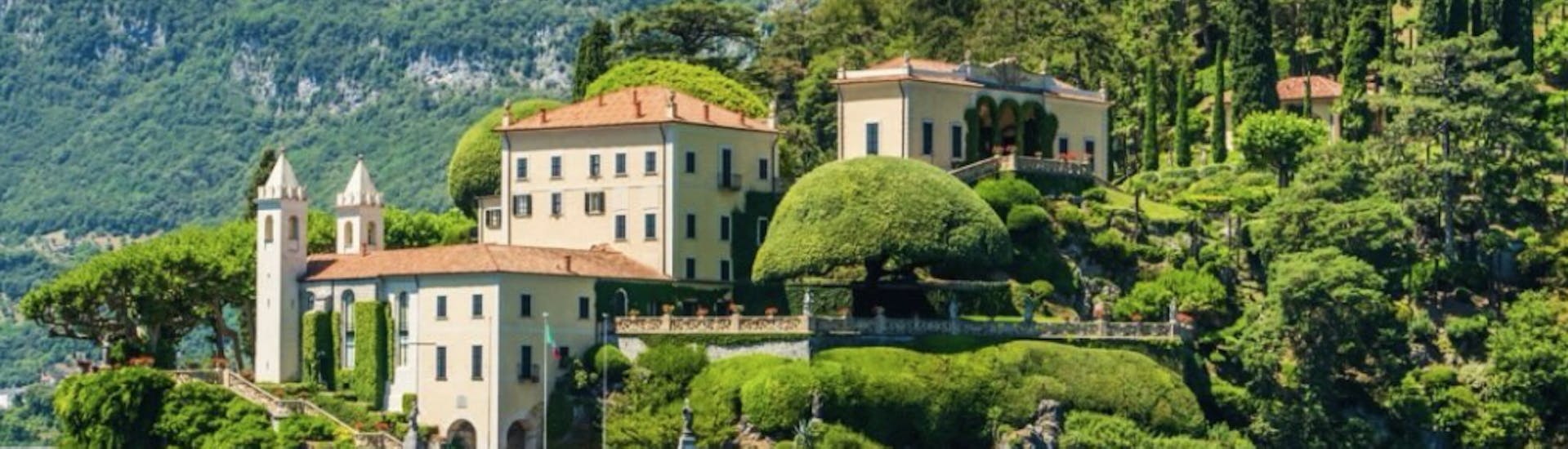 Privé boottocht van Como naar Villa d'Este  & toeristische attracties.