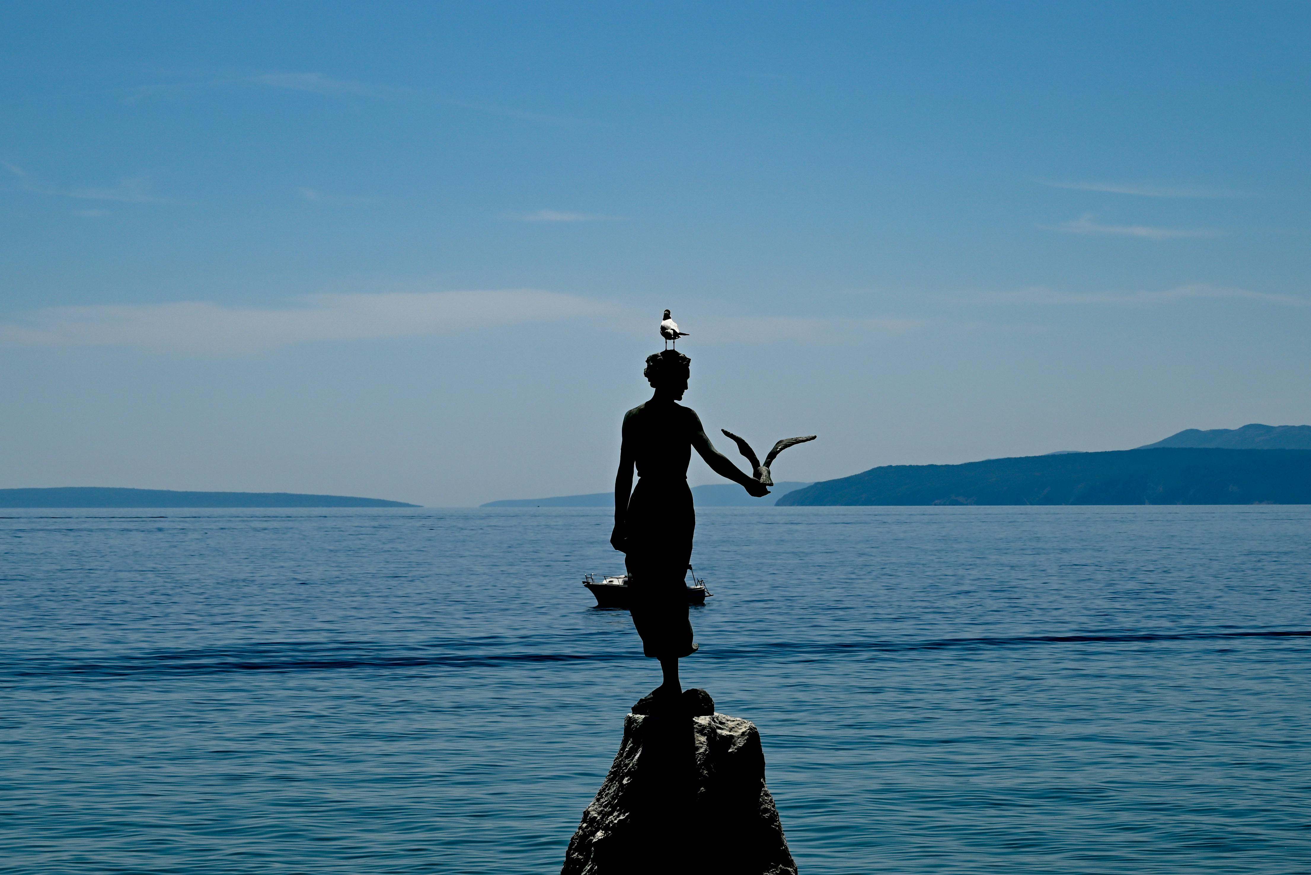 Balade en bateau Opatija - Brseč Beach.