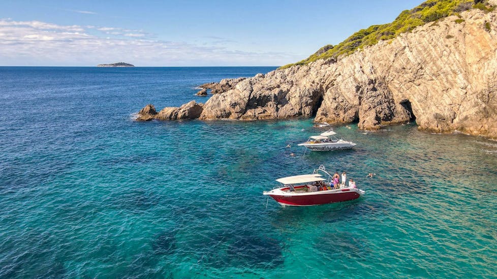 Here is are the boats Karuzo Boat Tours Dubrovnik uses for their trip around Dubrovnik.