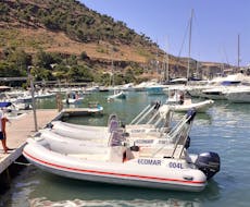 Alquiler de barco en Castellammare del Golfo (hasta 7 personas) - Cala Rossa, Riserva naturale dello Zingaro & Castellammare del Golfo con Ecomar Noleggio Gommoni e Barche.