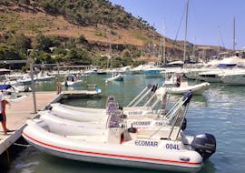 RIB Boat Rental in Castellammare del Golfo (up to 7 people) from Ecomar Noleggio Gommoni e Barche.