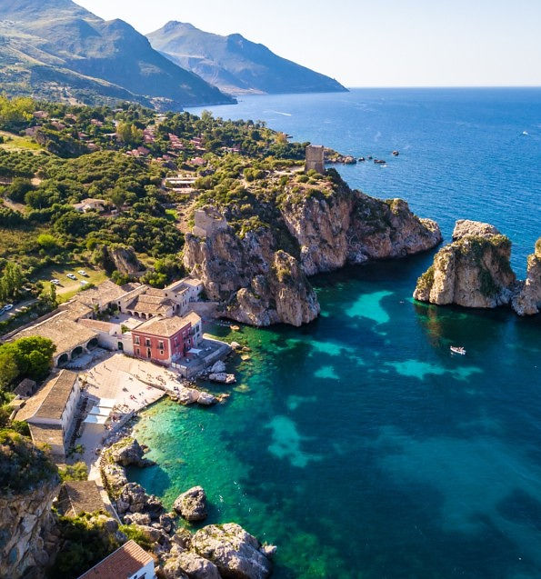 Boat Trip from Terrasini to Calarossa and San Cataldo Bay with Swimming Stops from Na.vi.gest Terrasini.
