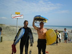 Lezioni di surf a Pouldreuzic da 5 anni con ESB Penhors.