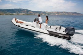 Boats Rental with Licence along Milazzo Coast (up to 14 people) from ViaMar Milazzo.