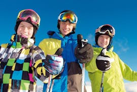 Private Ski Lessons for Kids & Teens of All Ages from Snowsports School Engadin Snowsports.