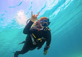 Corso di immersione (PADI) per principianti con Nima Diving Center Naxos.