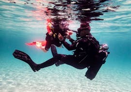 Baptême de plongée privé pour Débutants avec Nima Diving Center Naxos.