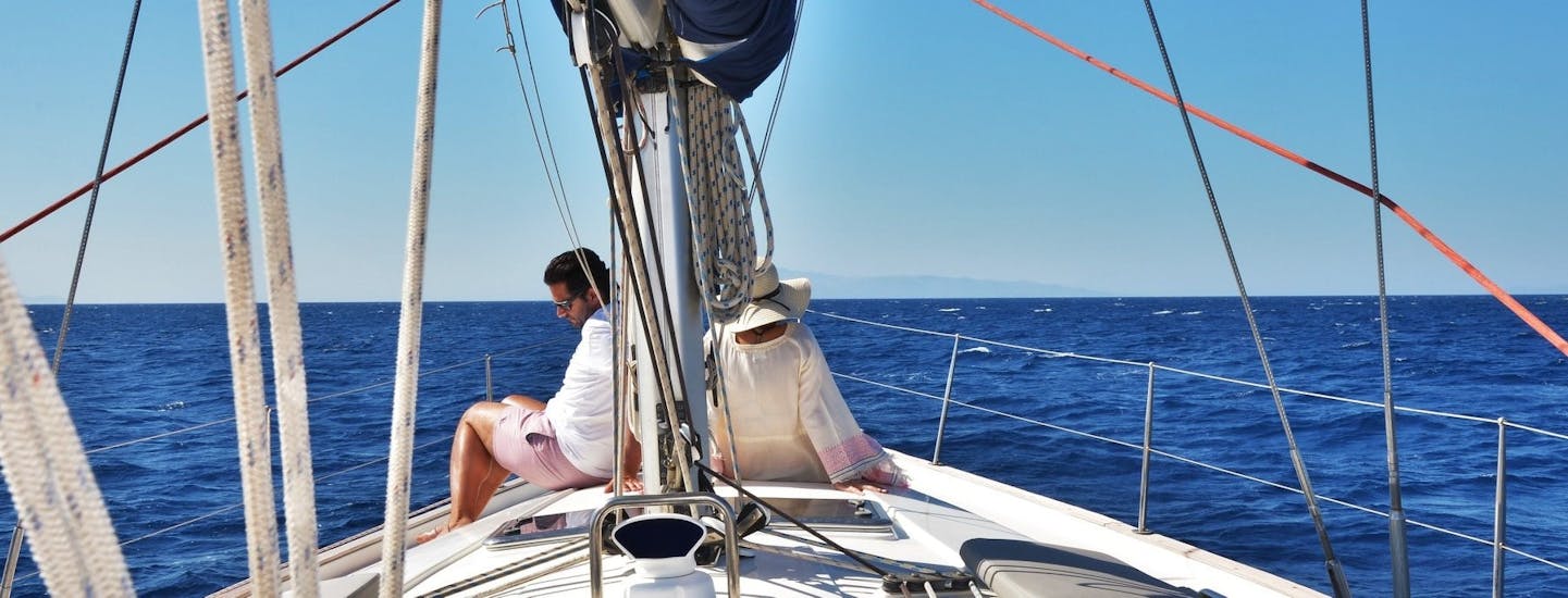 Gita in barca a vela a Koufonisia e Naxos con pranzo.