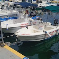 Here we have a Boat Rental with Licence around the beautiful Lloret de Mar (up to 4 people) from Aquasafari Jet Ski Costa Brava Lloret .