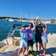 Private Boat Trip from Novigrad to Rovinj with Swimming Stop from Novigrad Charter.
