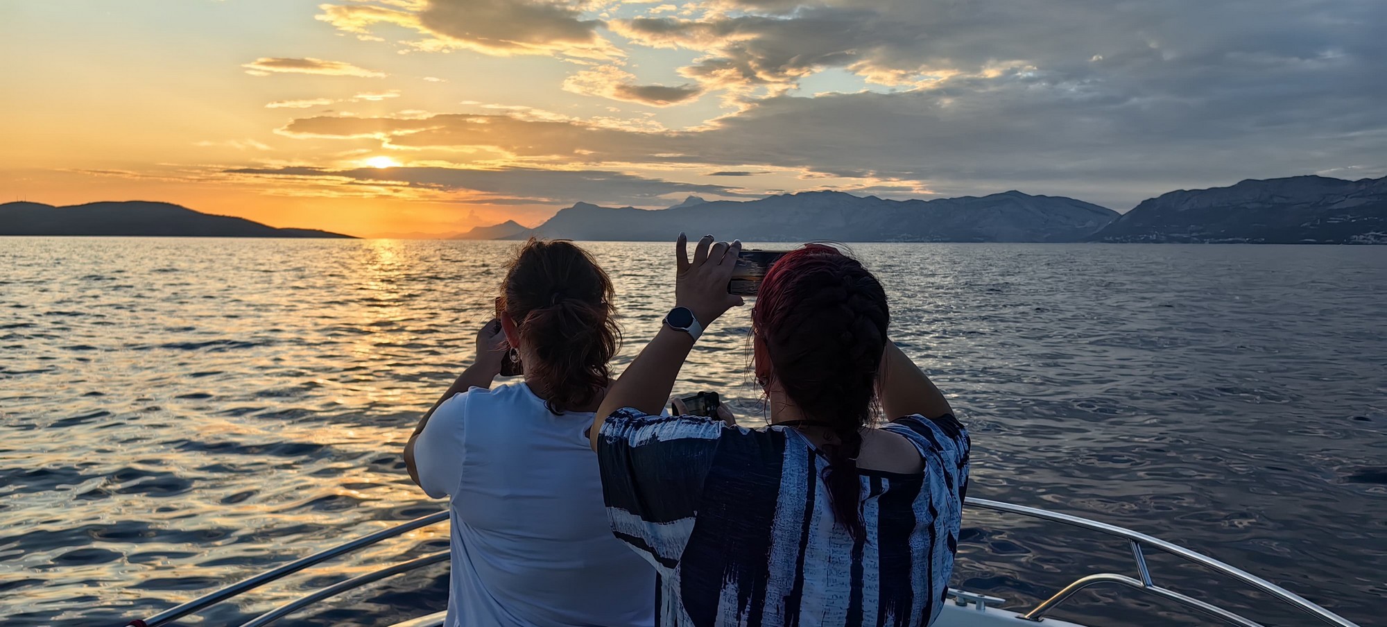 Private Sunset Boat Trip to Brač & around Makarska with Swimming Stop & Snorkeling from Palladium Boats.