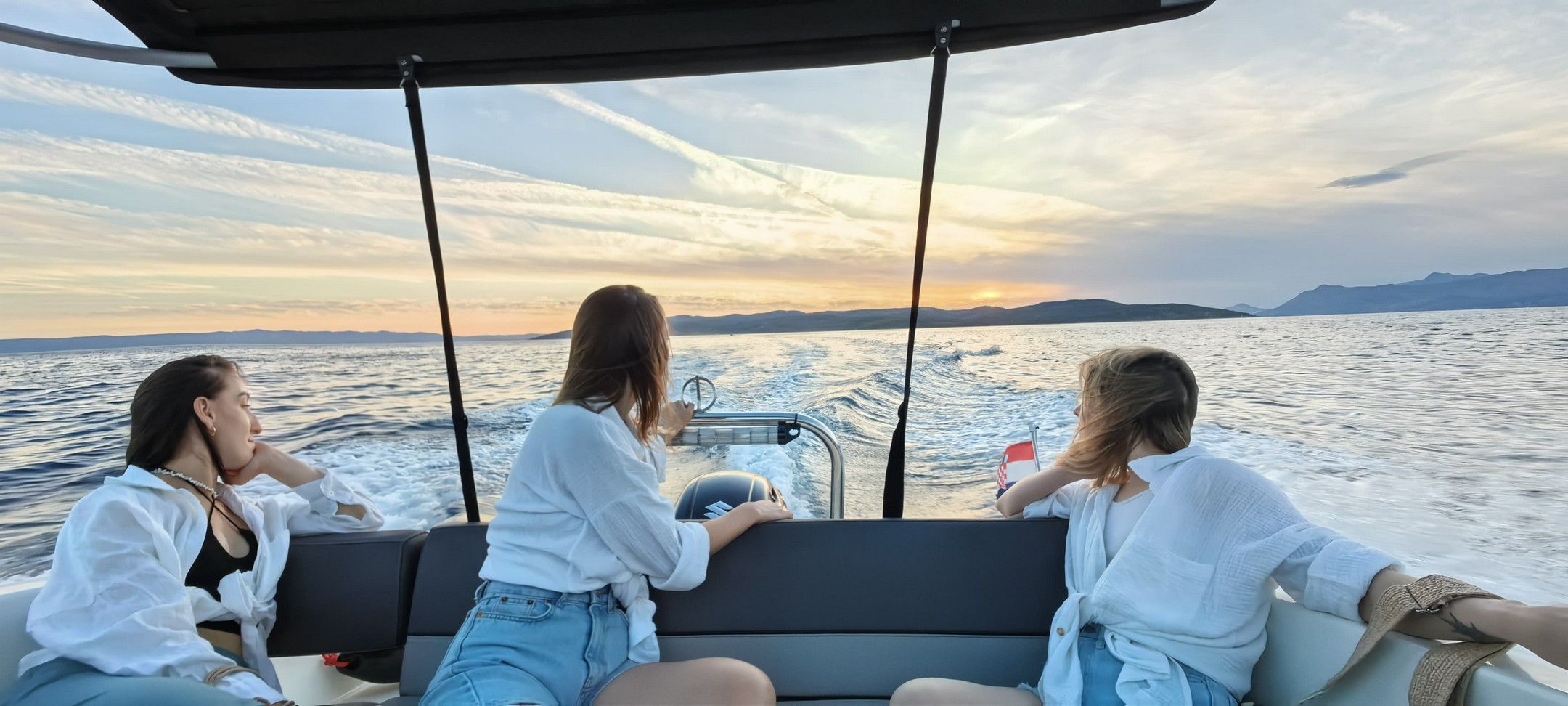 Private Sunset Boat Trip to Brač & around Makarska with Swimming Stop & Snorkeling.