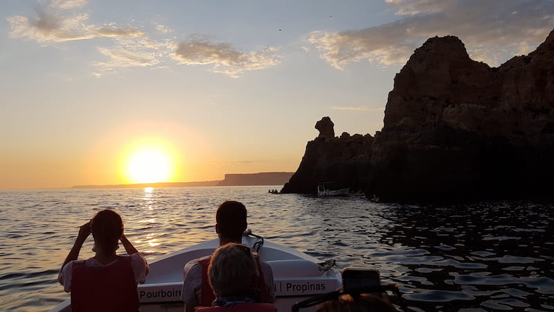 Private Sunset Boat Trip from Lagos to the Grottos & Caves of Ponta da ...