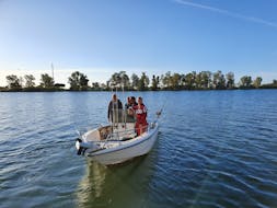 Fishermen enjoying the day on House & Fishing's boat in Delta del Ebro.