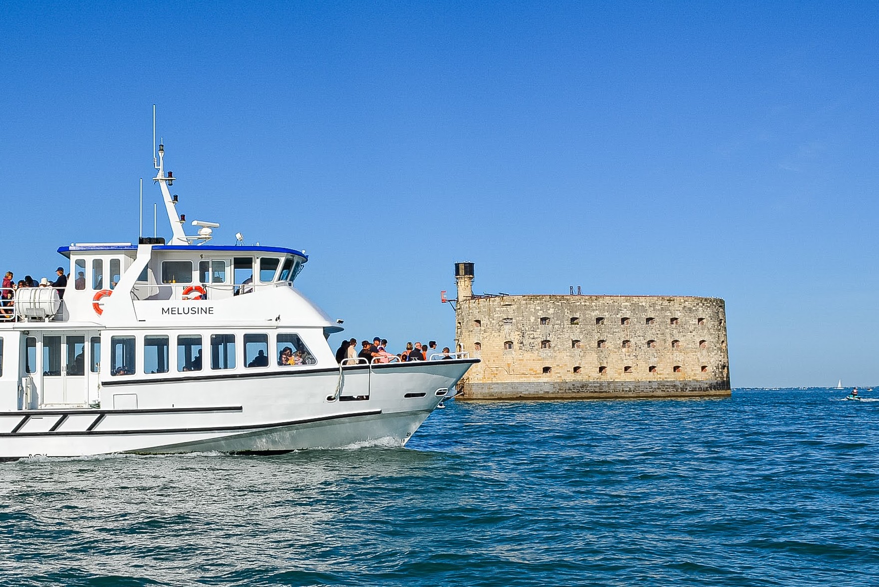 Boottocht van La Rochelle naar Fort Boyard met Compagnie Interîles Charente-Maritime.
