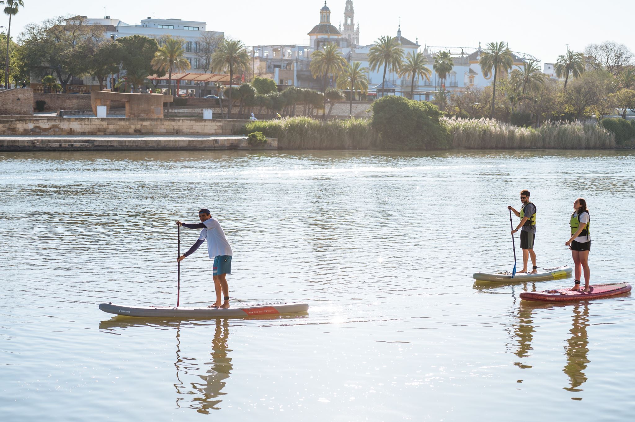Privéles Stand Up Paddle in de Guadalquivir (vanaf 7 j.).