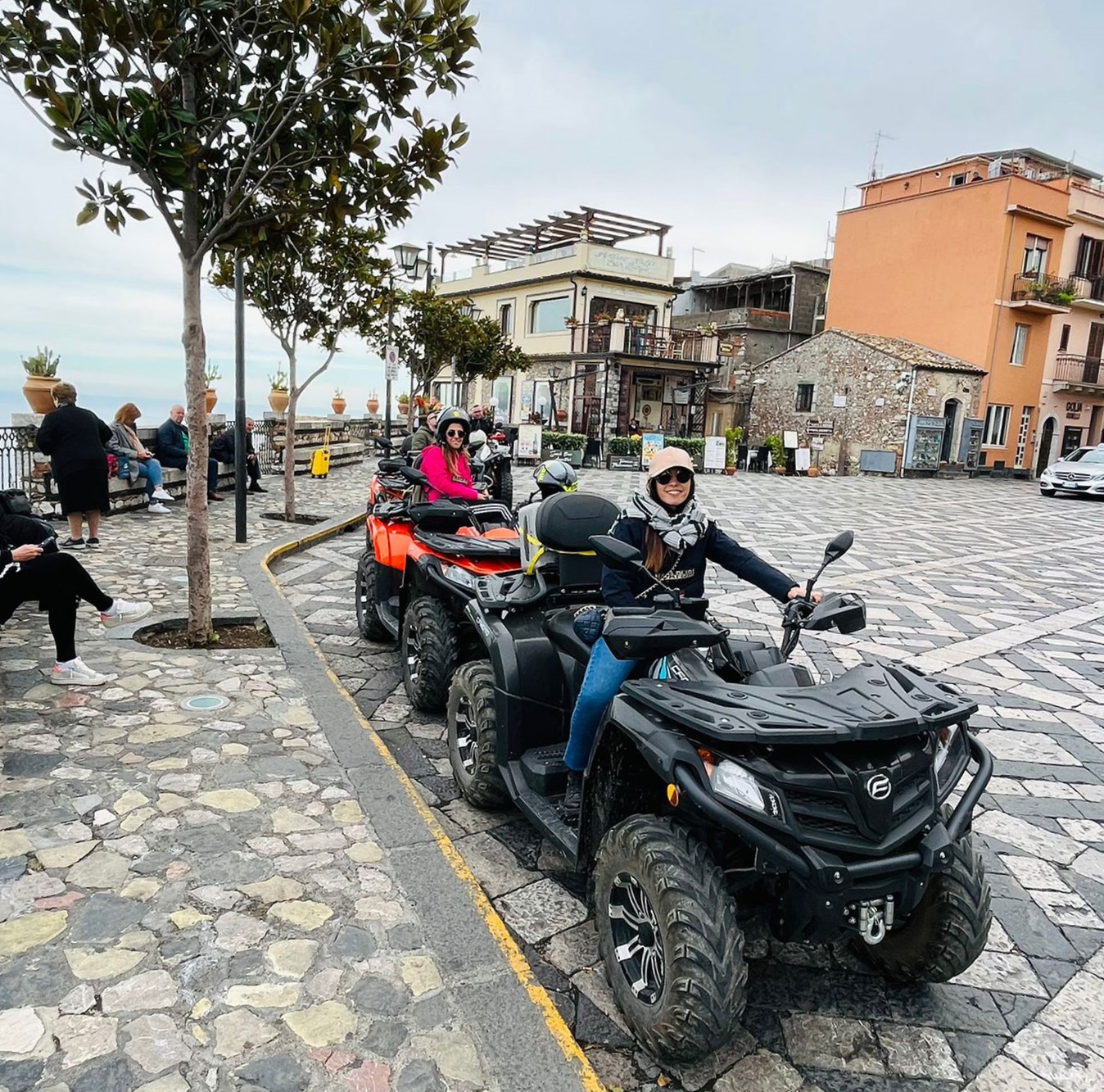 Quadtocht van Giardini Naxos naar Monte Venere en Castelmola met Taormina Quad Excursions.