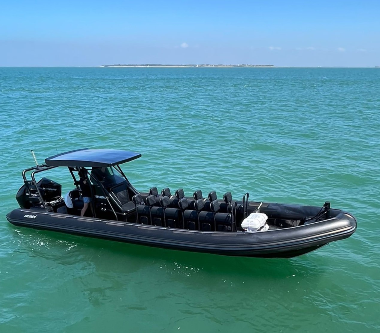 RIB Boat on a Trip around the Oléron Island with Stopover on the Island of Aix from Les Croisières Oléronaises.