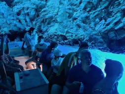 A group during their Boat Trip to Blue Cave on Biševo Island with Snorkeling with SeaYou Croatia.