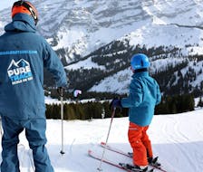 Private Ski Lessons for Kids of All Ages from Ski School Diablerets Pure Trace.