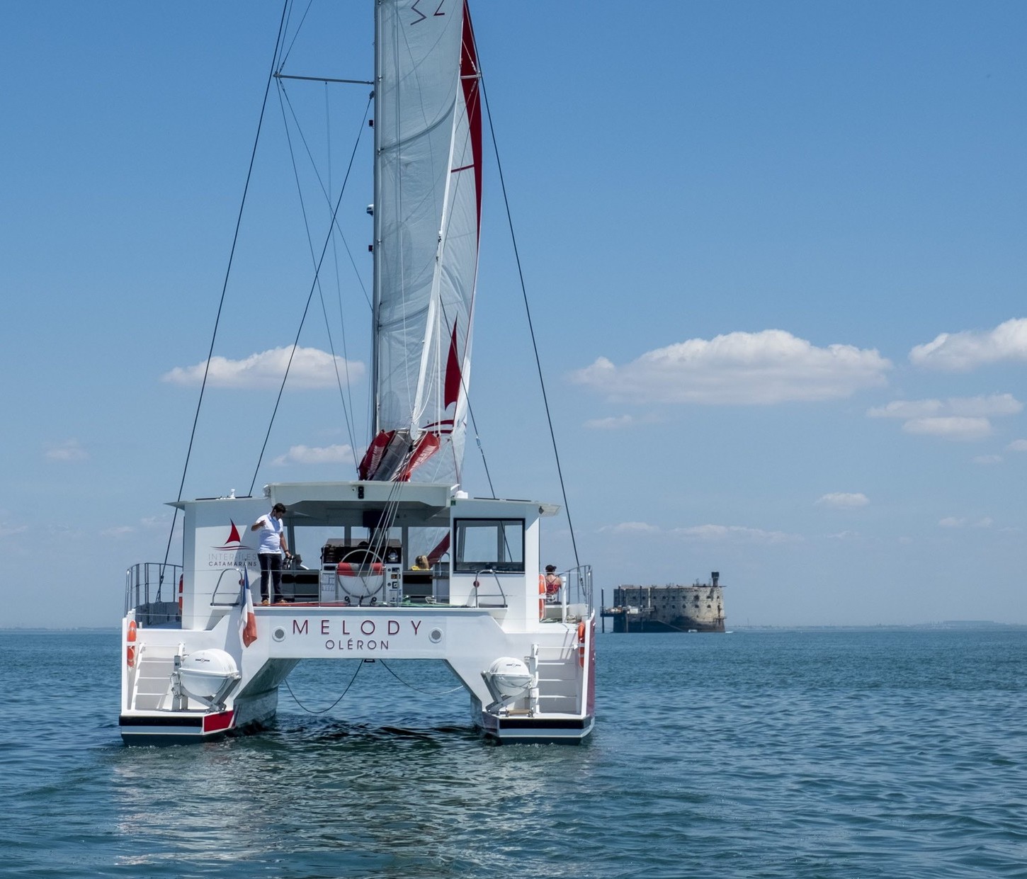 Katamarantour von Boyardville - Fort Boyard mit Compagnie Interîles Charente-Maritime.