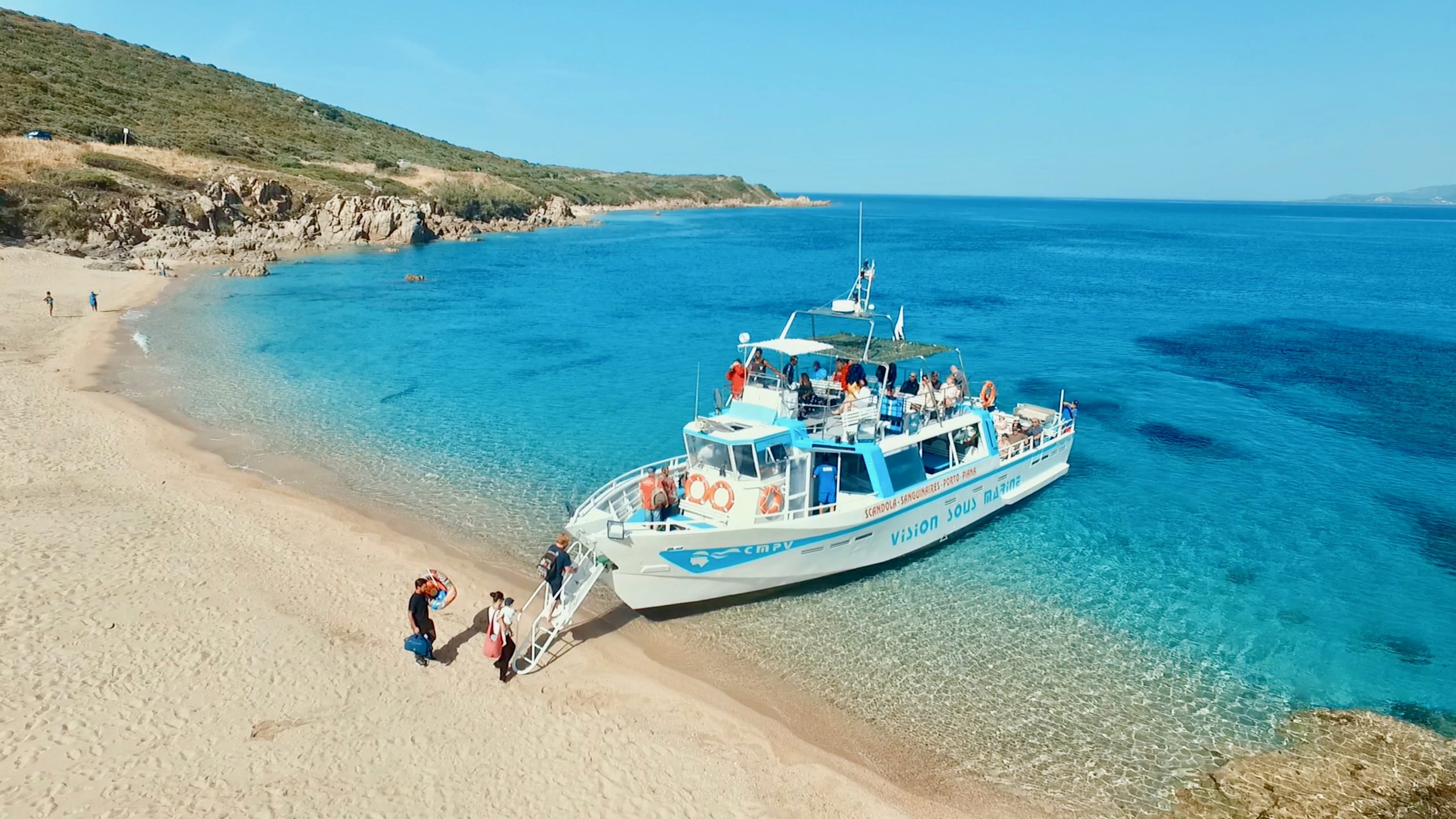 Boottocht van Propriano naar de Sanguinaires-eilanden met snorkelen met CMPV Propriano.