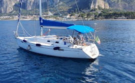 Sailing Trip from Palermo to Mondello Beach with Apéritif from Seica Boat Palermo.