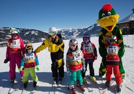 Kids Ski Lessons (3-15 y.) + Ski Hire Package for Beginners with Ski- &amp; Snowboard School Kaprun