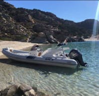 RIB Boat Trip to the South of Corsica with Apéritif & Swimming from Consorzio delle Bocche Santa Teresa Gallura.