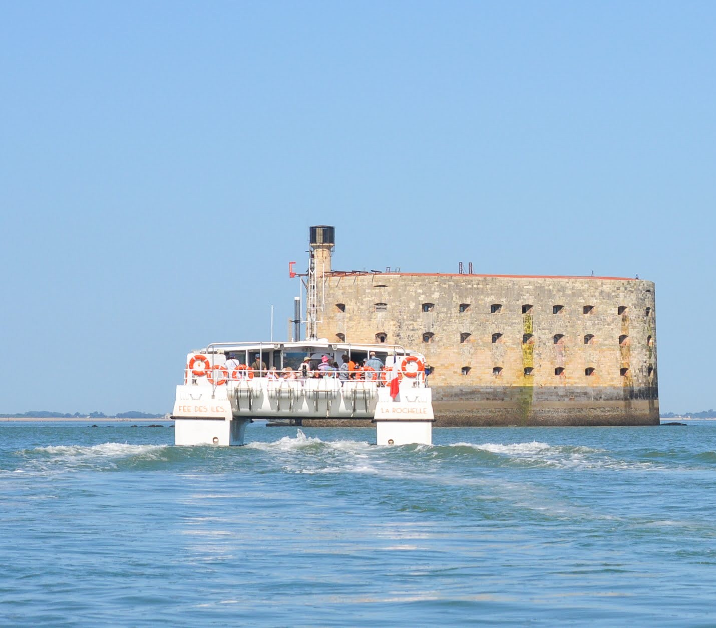 Gita in barca da Rochefort a Fort Boyard con Compagnie Interîles Charente-Maritime.