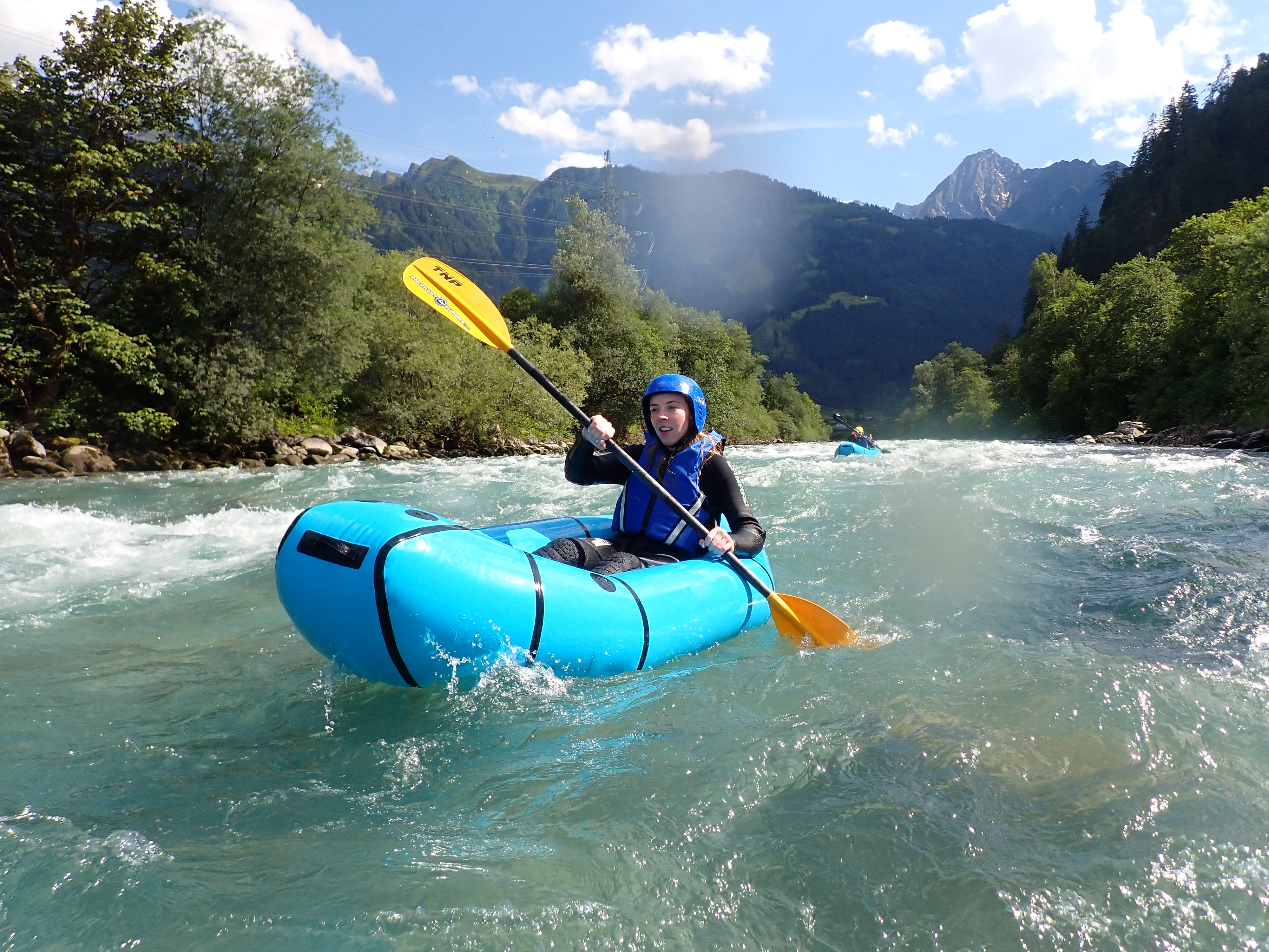 Rafting fácil en Mayrhofen - Ziller con Mountain Sports Mayrhofen.