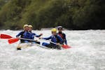 Power Rafting in Mini Rafts op de Ziller rivier met Mountain Sports Mayrhofen.