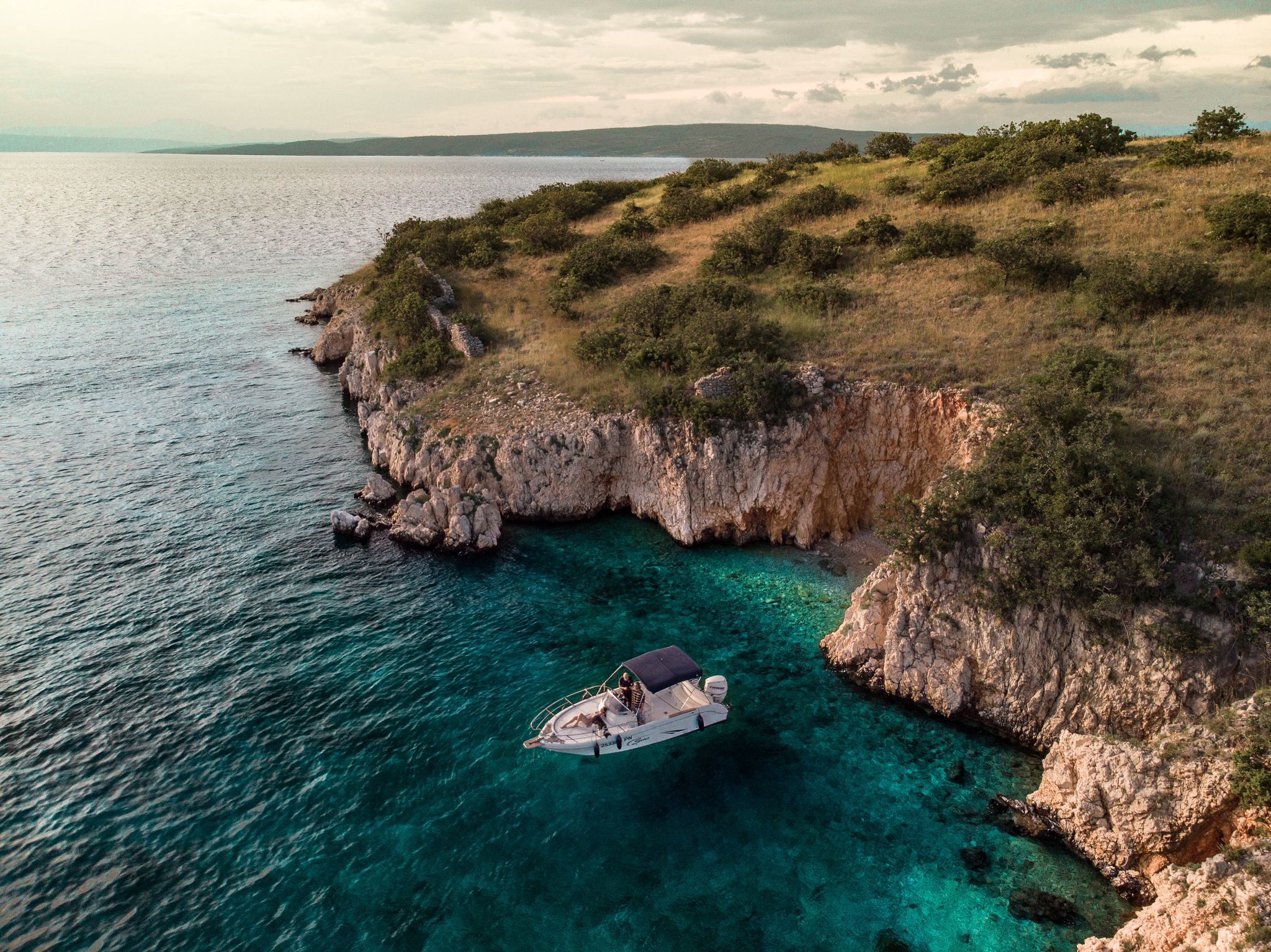 Private Boat Trip from Punat to Plavnik Island and to the Blue Cave from Adriatic Frequencies Punat.